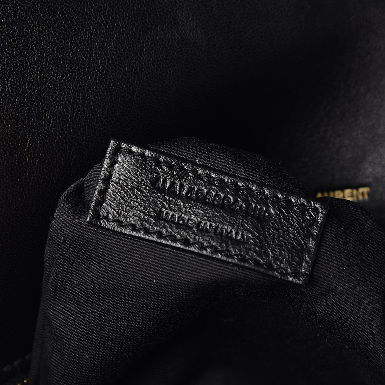 Saint Laurent Lambskin Matelasse Monogram Medium Niki Chain Satchel Black 7 of 10