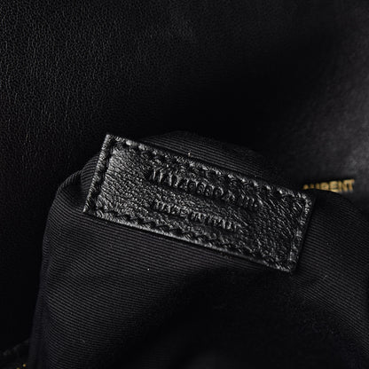 Saint Laurent Lambskin Matelasse Monogram Medium Niki Chain Satchel Black 7 of 10