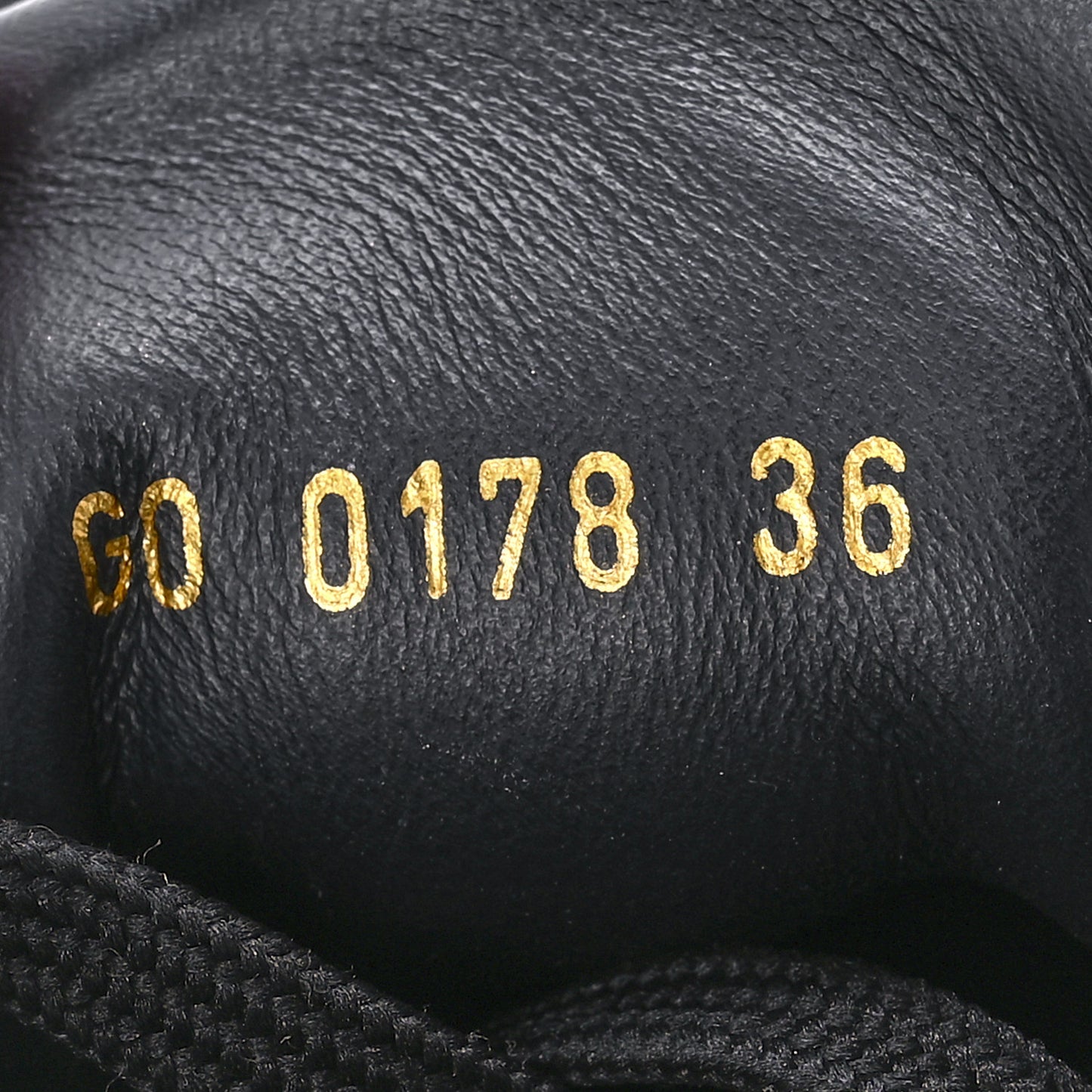 Suede Monogram Run Away Sneakers 36 Black