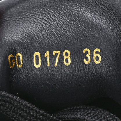 Louis Vuitton Suede Monogram Run Away Sneakers 36 Black 8 of 8