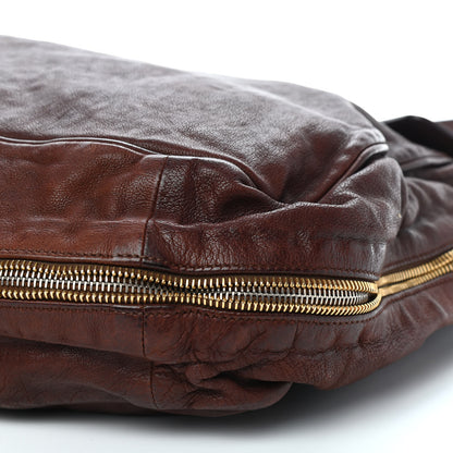 Prada Vitello Daino Zip Tote Tabacco 9 of 9