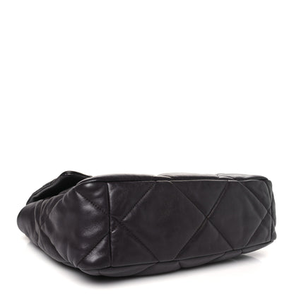Chanel Lambskin Quilted Large Chanel 19 Flap Dark Brown 4 of 11