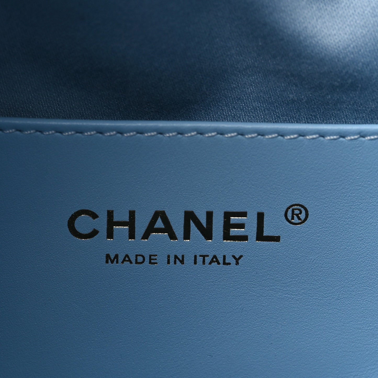 Washed Denim Quilted Small Chanel 25 Handbag Blue