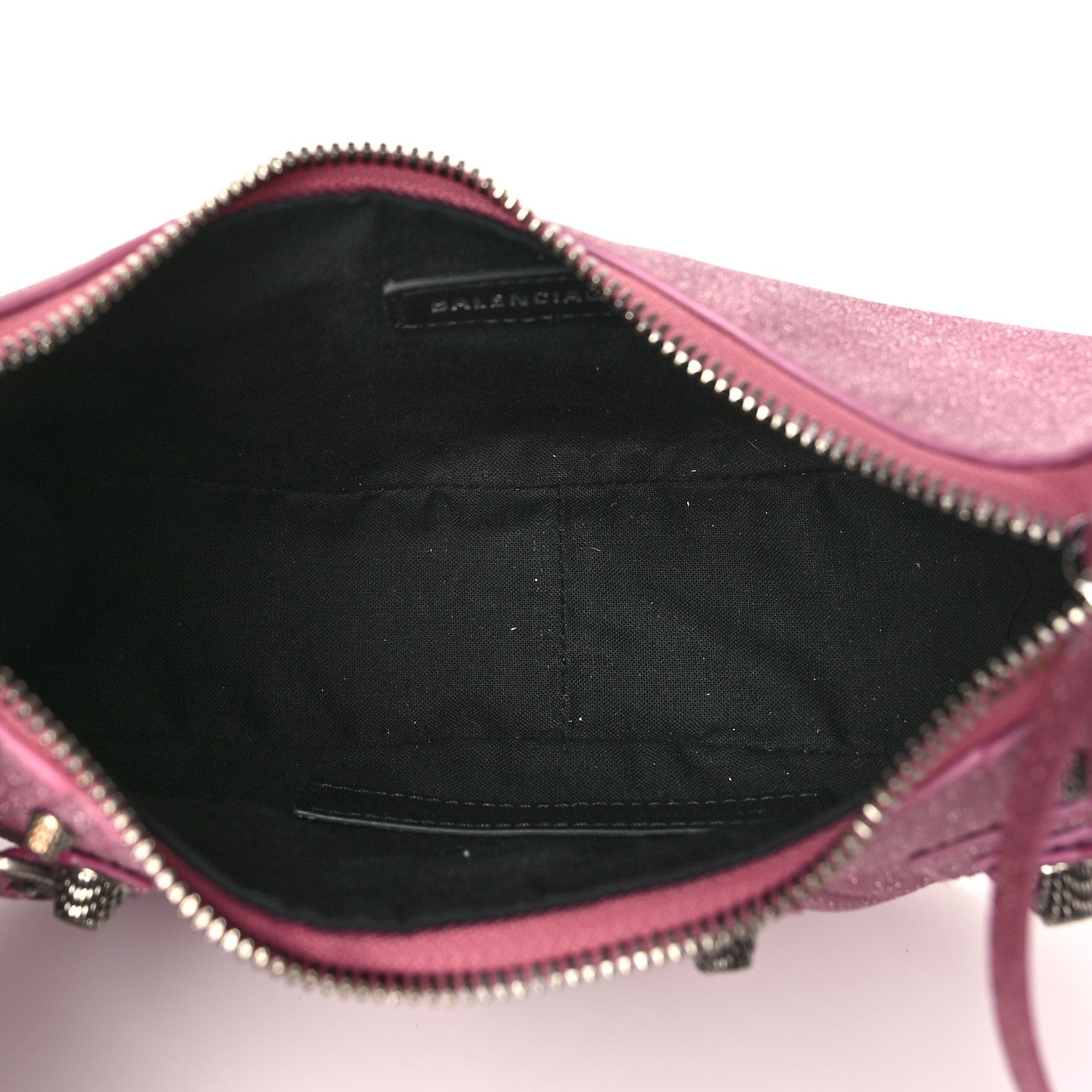Balenciaga Sparkling Fabric Le Cagole Shoulder Bag XS Sweet Pink 6 of 12