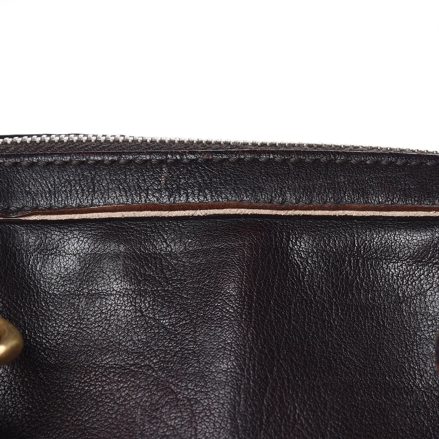 Calfskin Large Muse Dark Brown