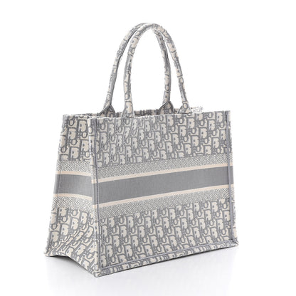 Christian Dior Oblique Medium Book Tote Grey 2 of 8