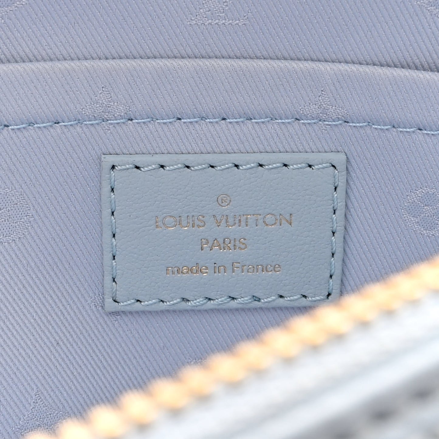 Calfskin Bubblegram Alma BB Ice Blue