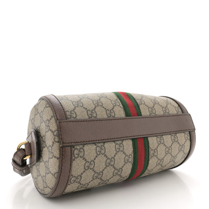 Gucci GG Supreme Monogram Web Small Ophidia Boston Bag Beige New Acero 4 of 14