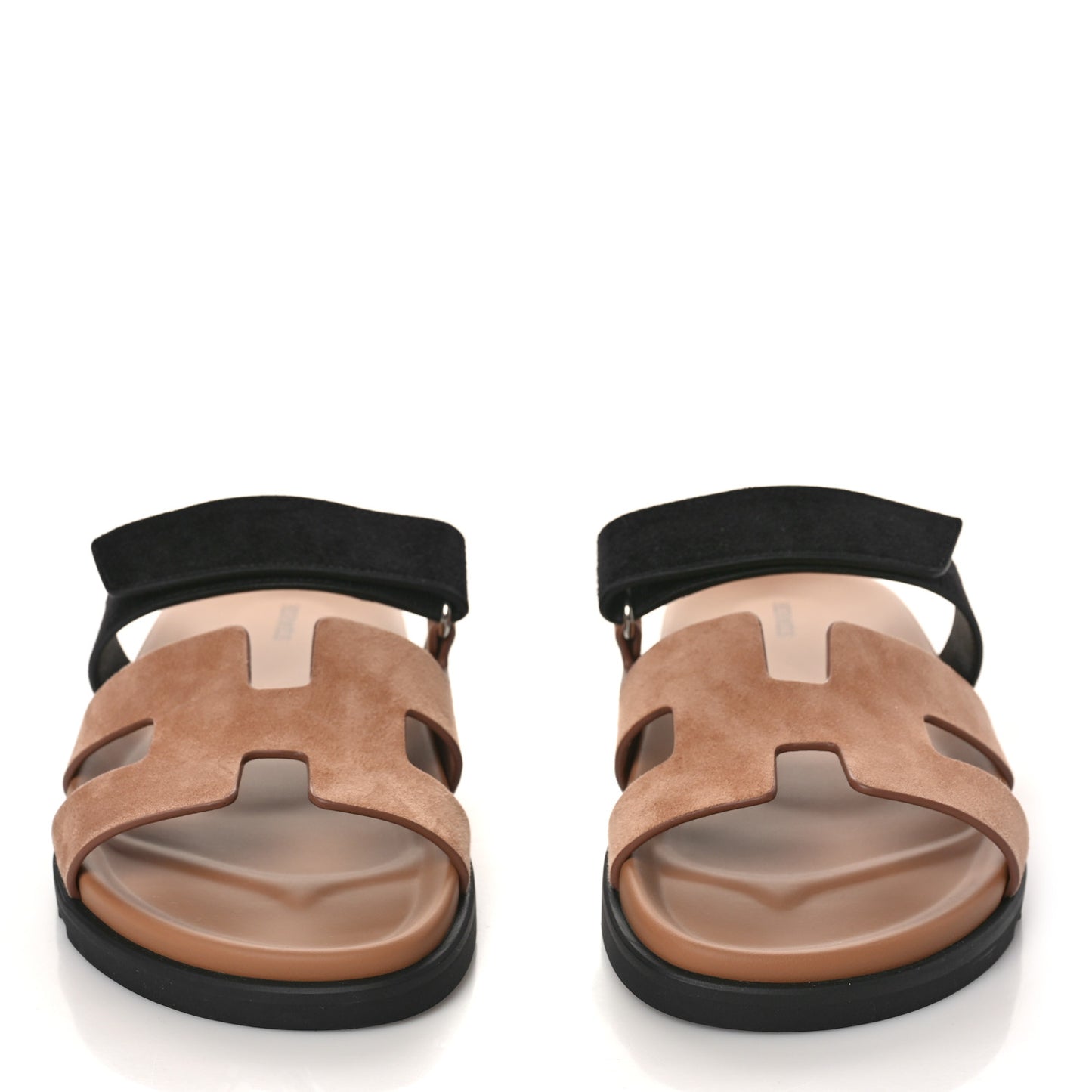 Suede Goatskin Womens Chypre Sandals 41 Rose Perle Black