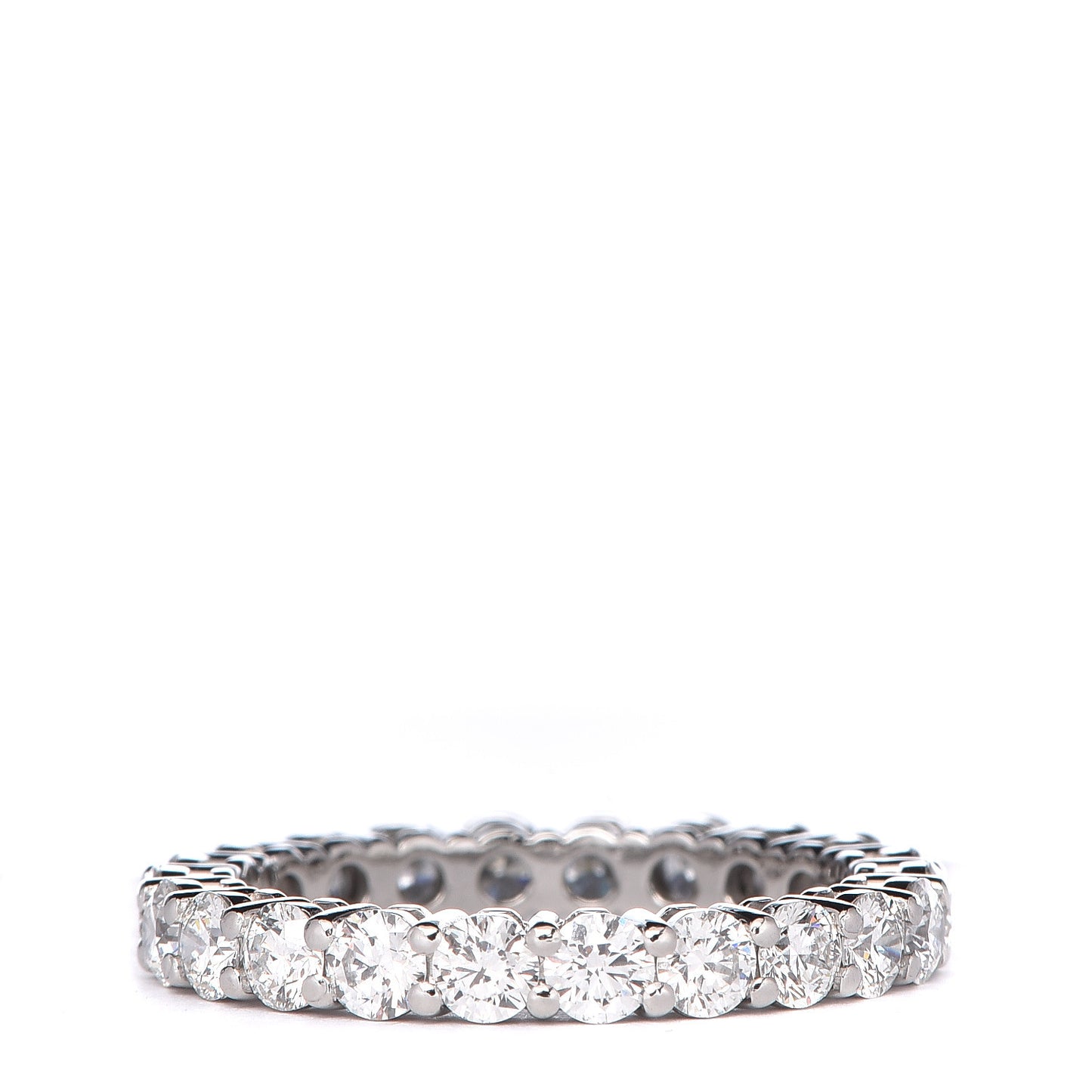 Platinum Diamond Embrace Eternity Band Ring 50 5.5