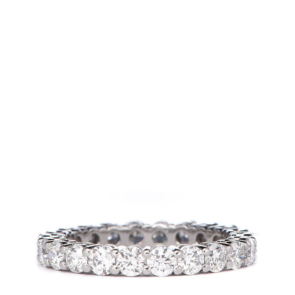 Tiffany Platinum Diamond Embrace Eternity Band Ring 50 5.5 3 of 5