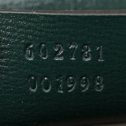 Gucci Azalea Calfskin Small Sylvie 1969 Top Handle Bag Green 7 of 17