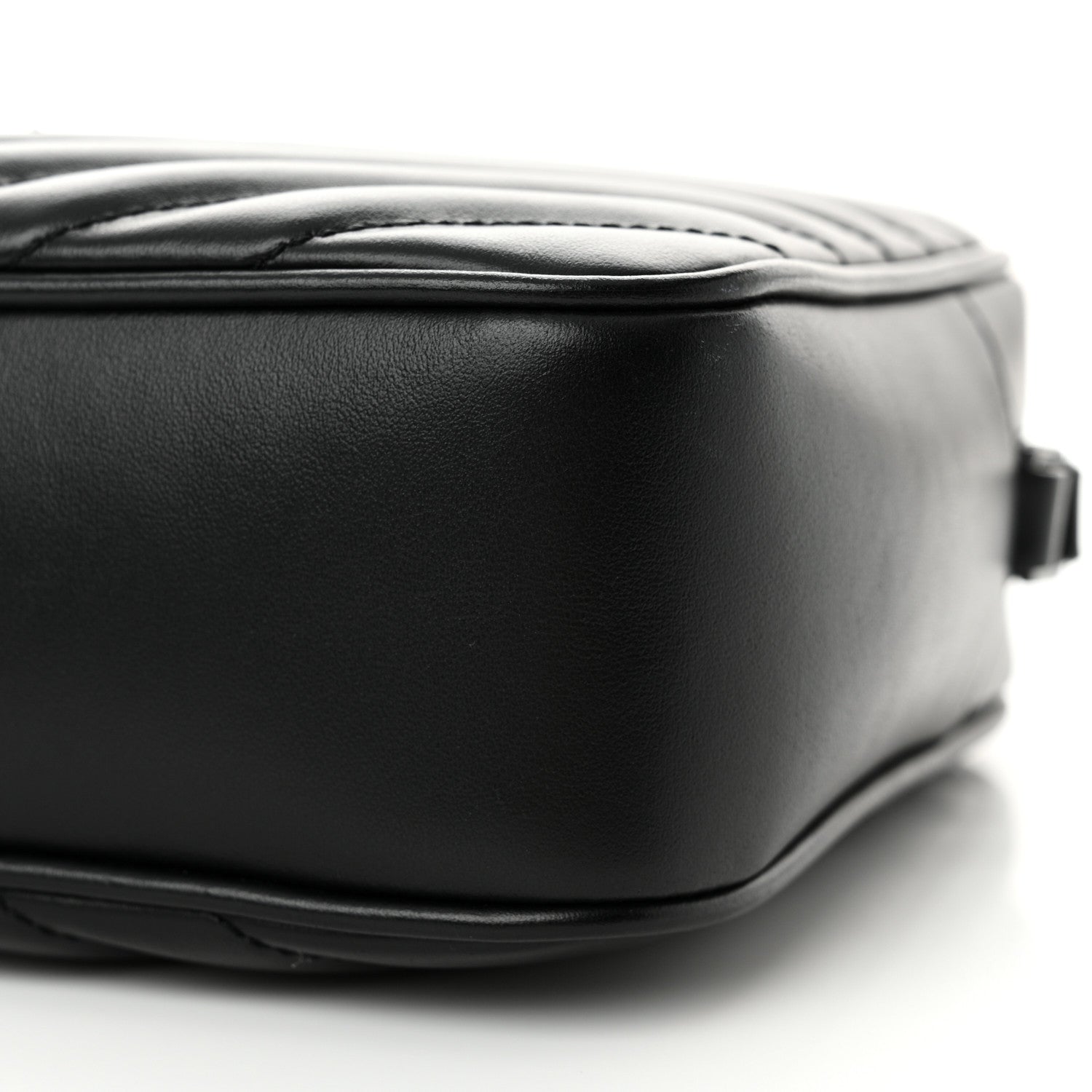 Saint Laurent Calfskin Matelasse Monogram Monochrome Lou Camera Bag Black 10 of 10