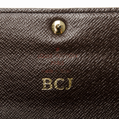 Louis Vuitton Damier Ebene Sarah Wallet 6 of 6