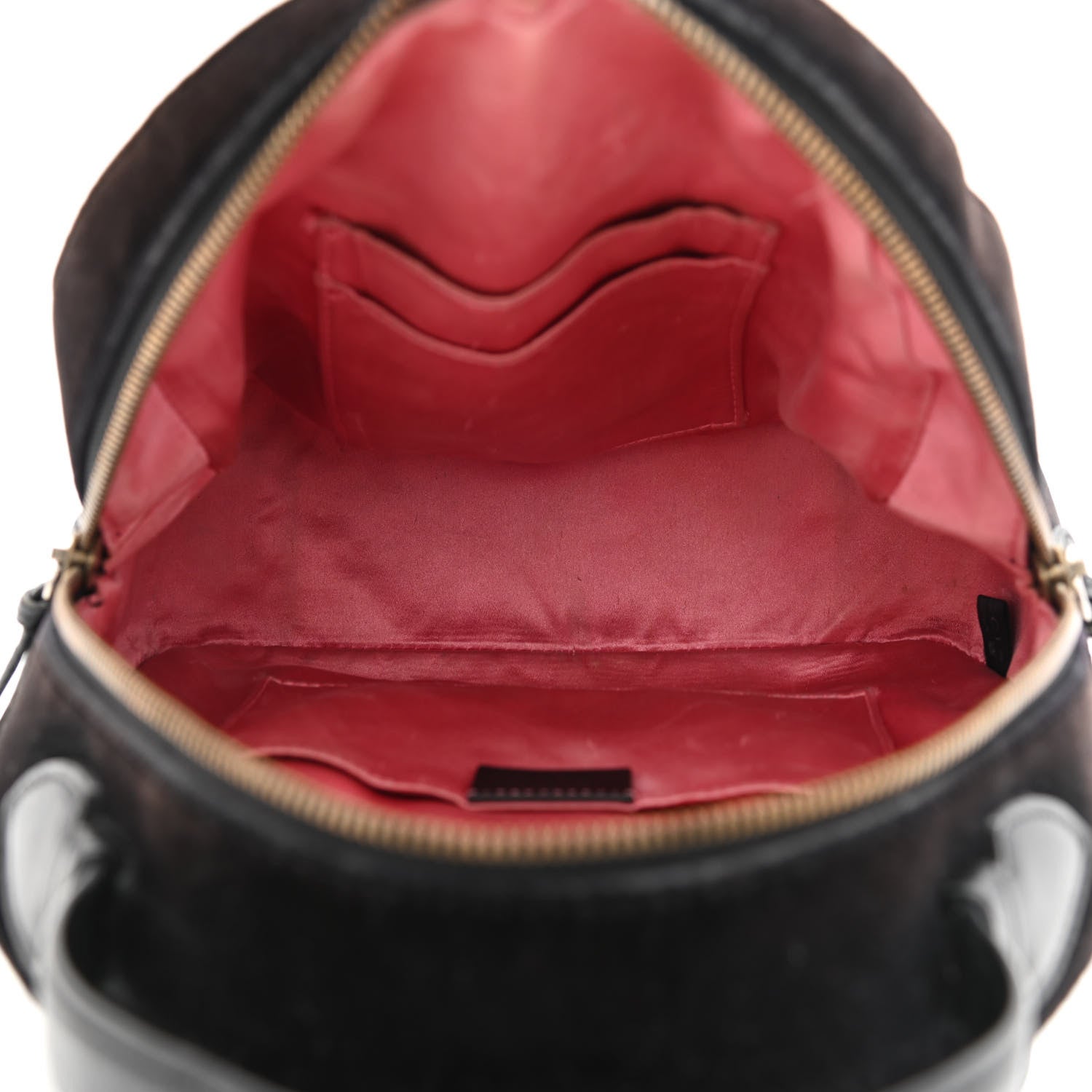 Gucci Velvet Matelasse GG Marmont Dome Backpack Black 5 of 20