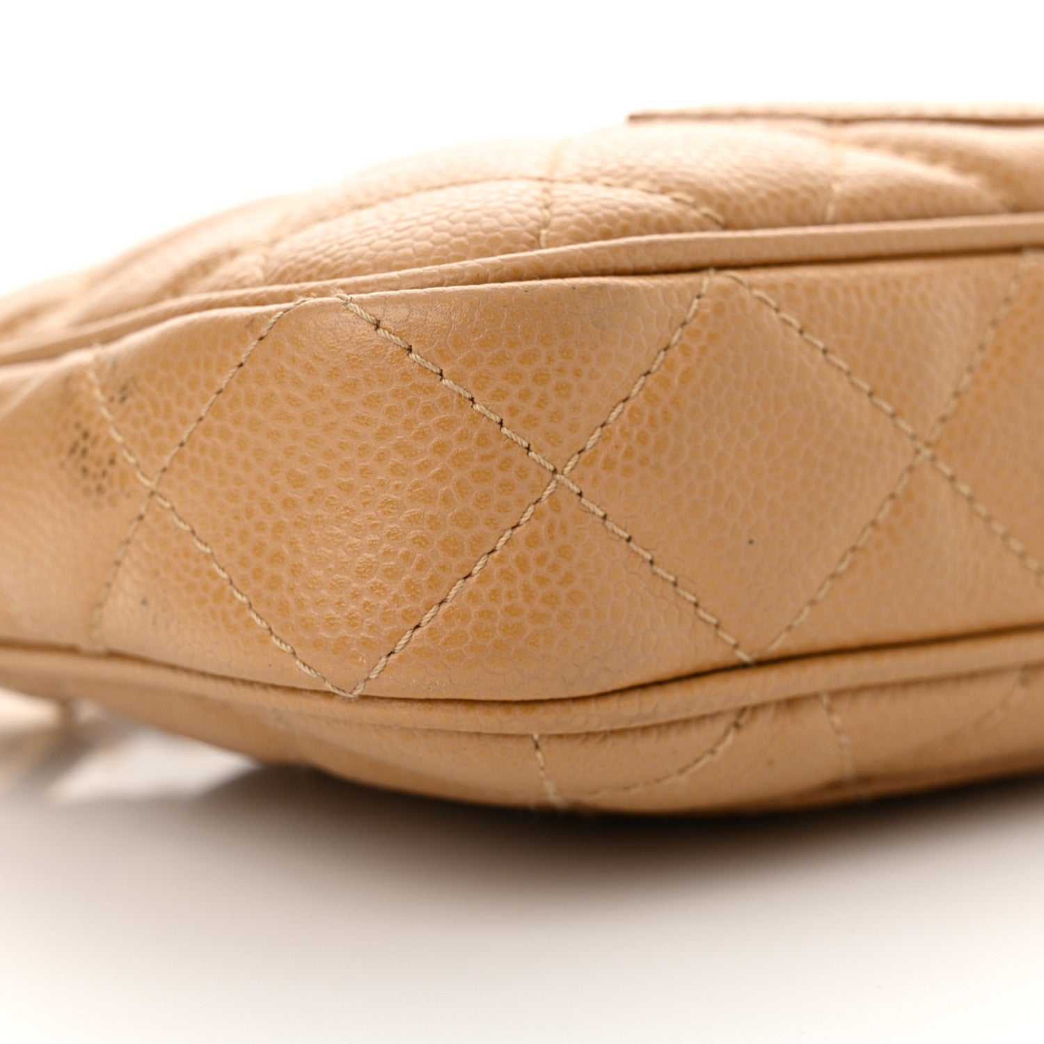 Chanel Caviar Quilted Timeless CC Shoulder Bag Beige 9 of 15