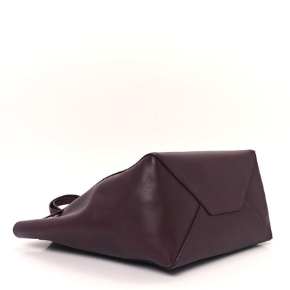 Celine Smooth Calfskin Small Tassel Cabas Phantom Burgundy 4 of 11