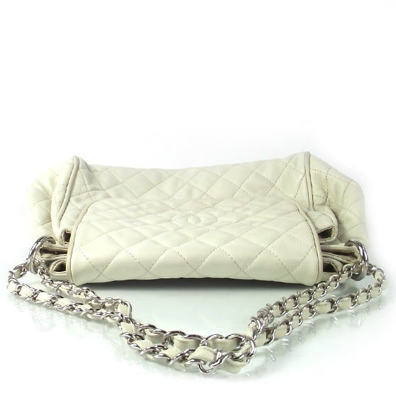 Caviar Timeless Accordian Flap White