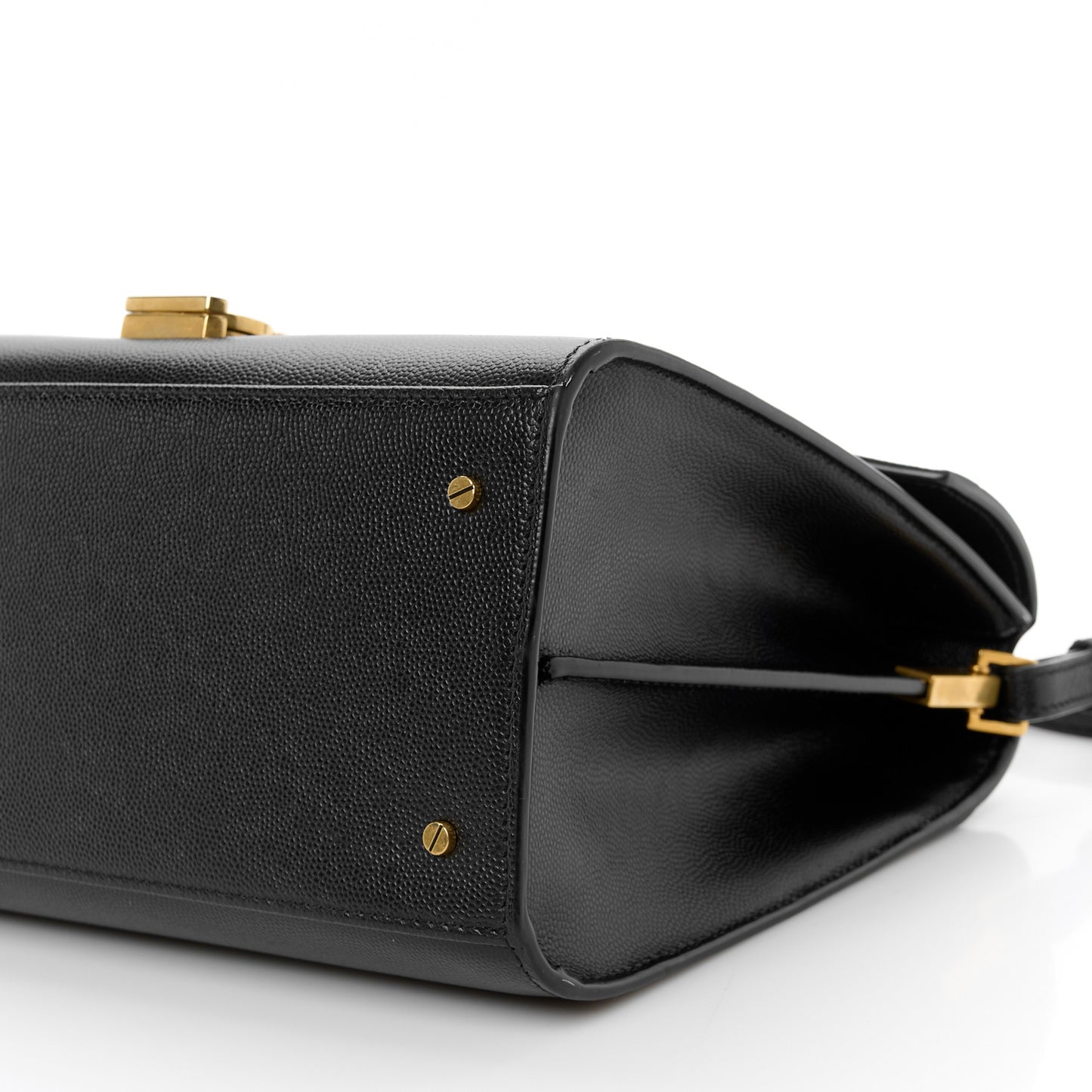 Grain de Poudre Medium Classic Monogram Cassandra Top Handle Black