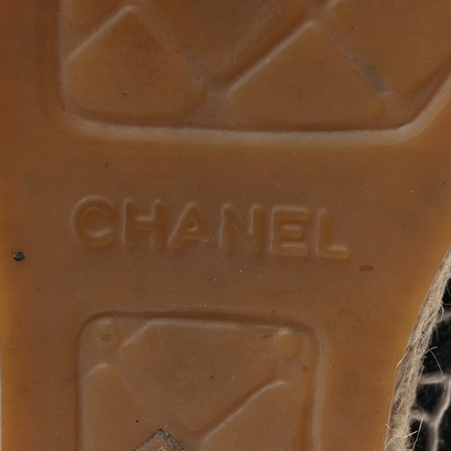 Chanel Suede Pearl CC Espadrilles 37 Black 6 of 8