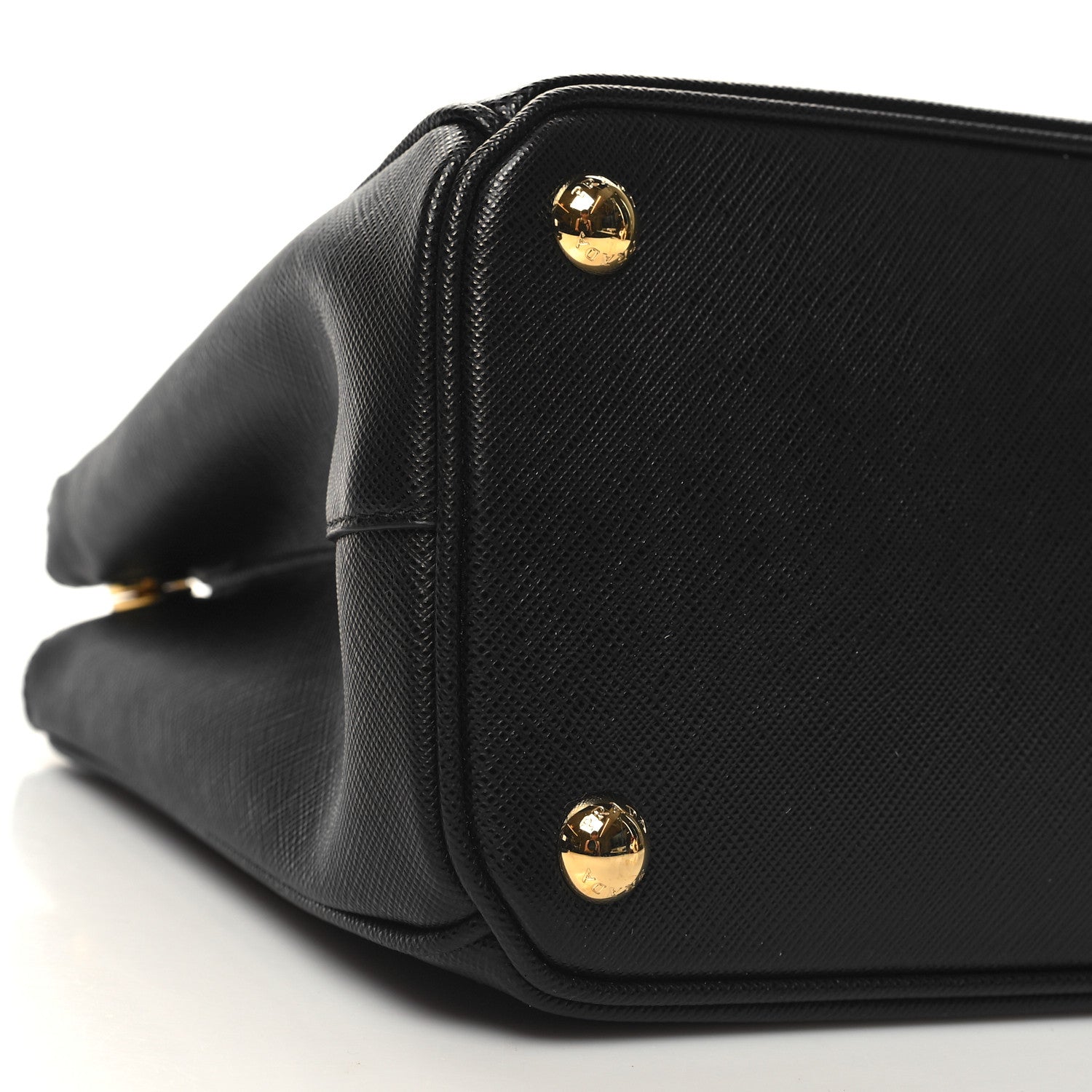 Prada Saffiano Small Galleria Double Zip Tote Black 8 of 9