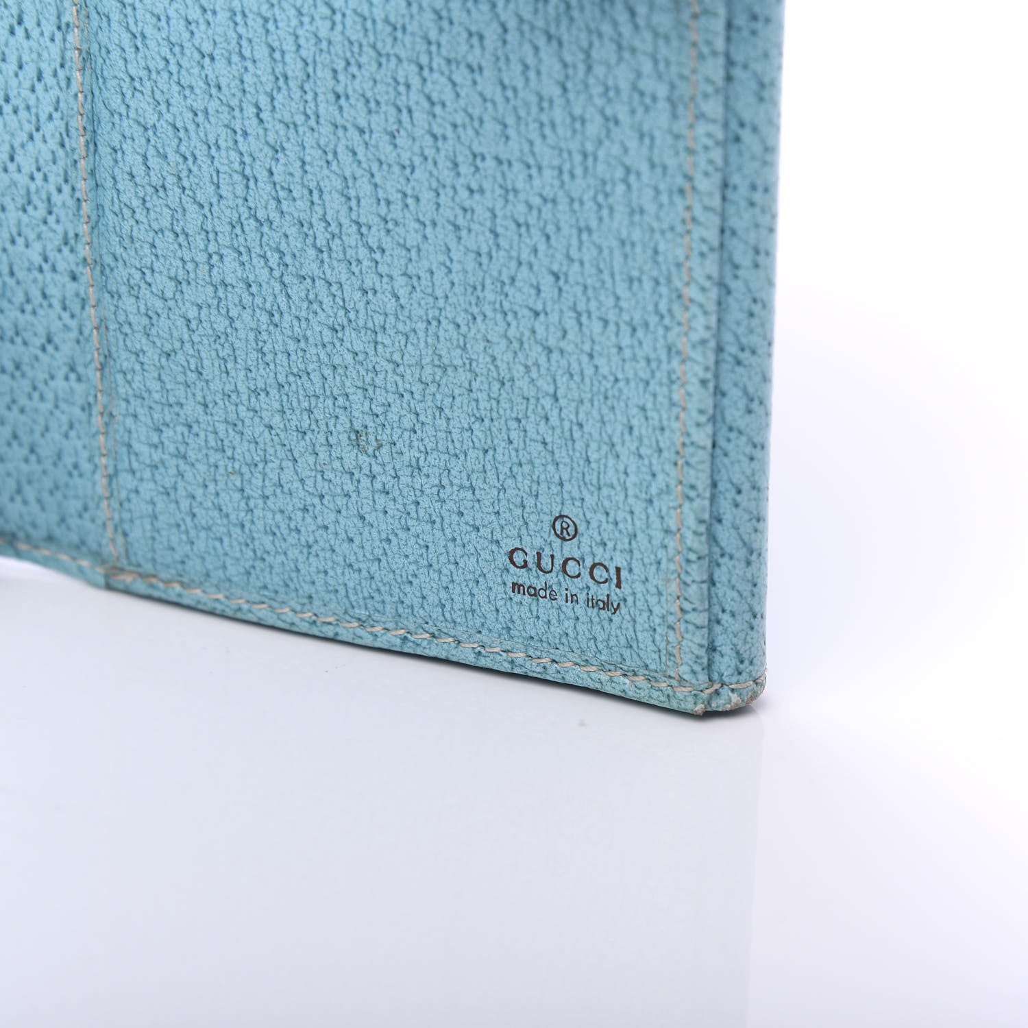 Gucci Monogram Calfskin Blake Continental Wallet Turquoise 8 of 12