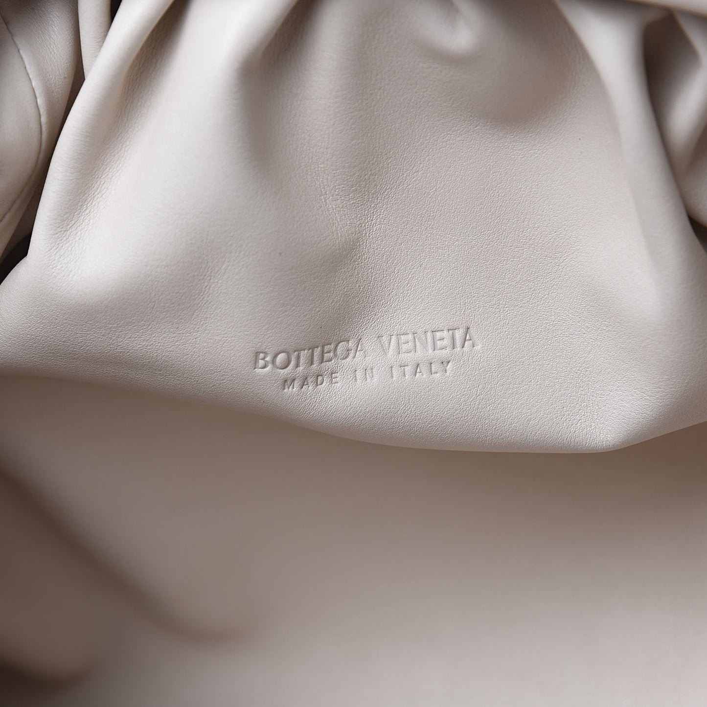 Smooth Butter Calf The Pouch Oversized Clutch Mist