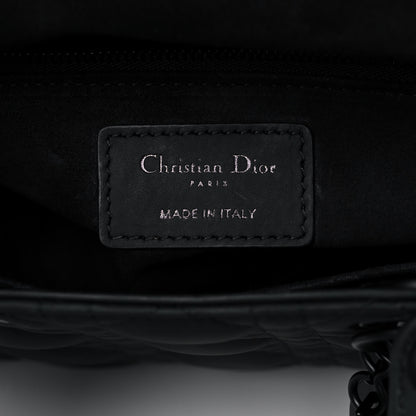 Christian Dior Ultra Matte Calfskin Cannage Small My ABCDior Lady Dior Black 6 of 19