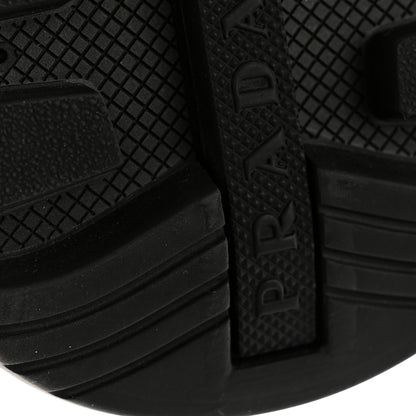 Prada Re-Nylon Piuma Metal Triangle Logo Quilted 45mm Sneakers 37 Alabastro 14 of 14