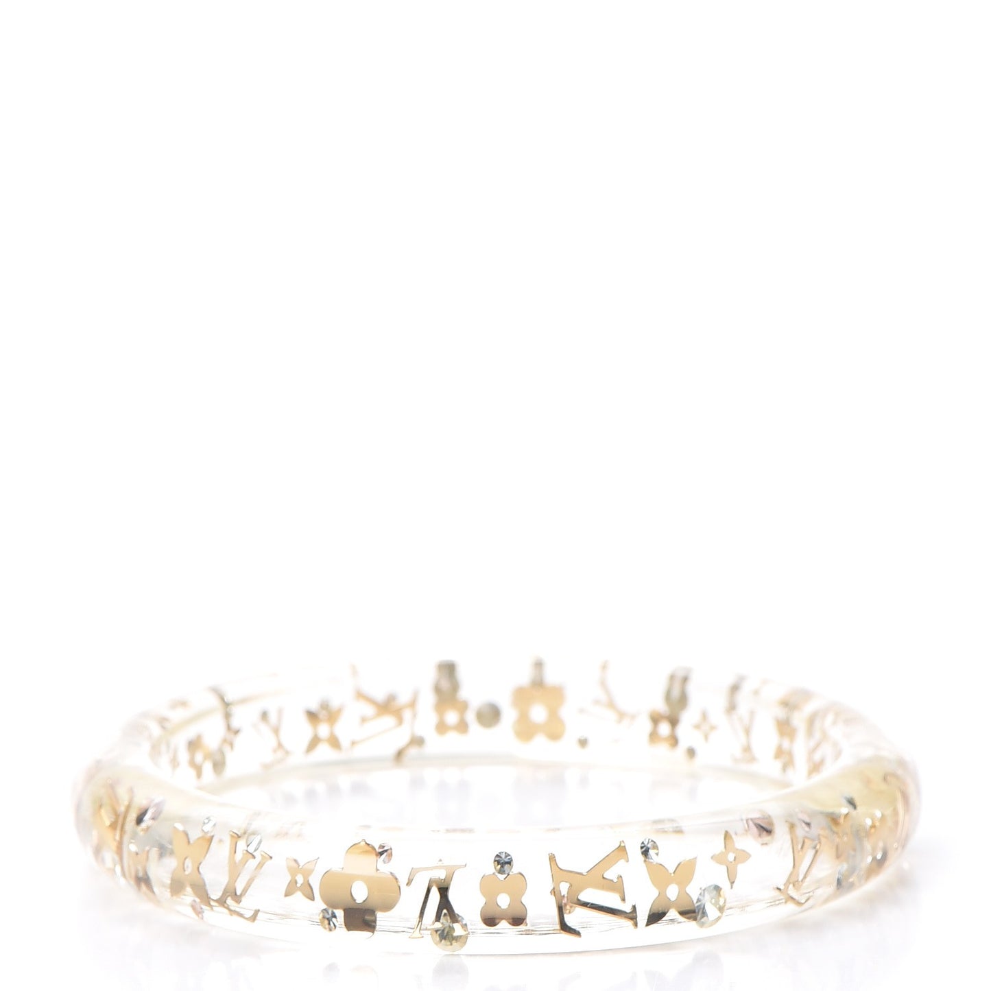 Resin Swarovski Medium Inclusion Bracelet PM Transparent