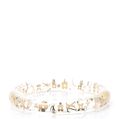 Louis Vuitton Resin Swarovski Medium Inclusion Bracelet PM Transparent 3 of 3