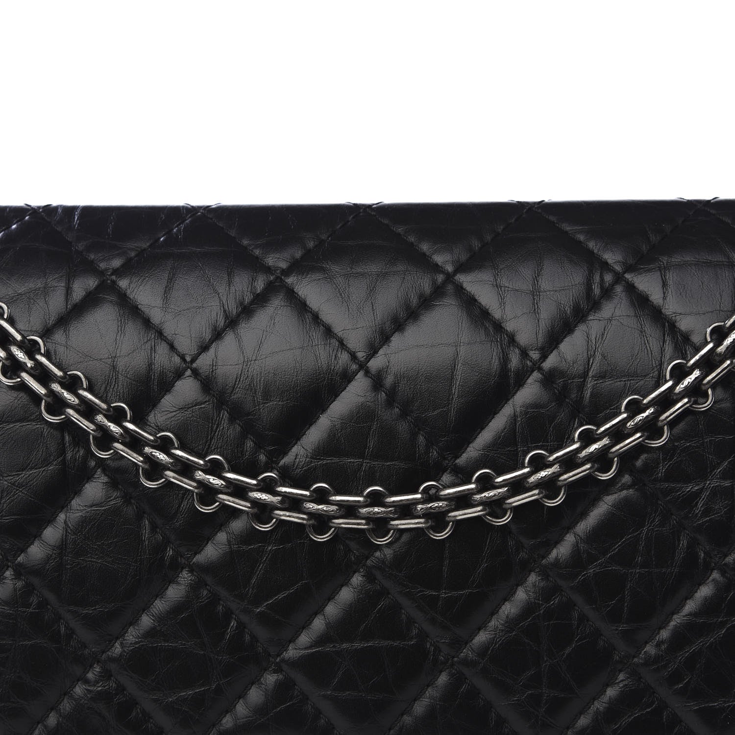 Chanel Aged Calfskin Quilted 2.55 Reissue 226 Flap Black 8 of 8