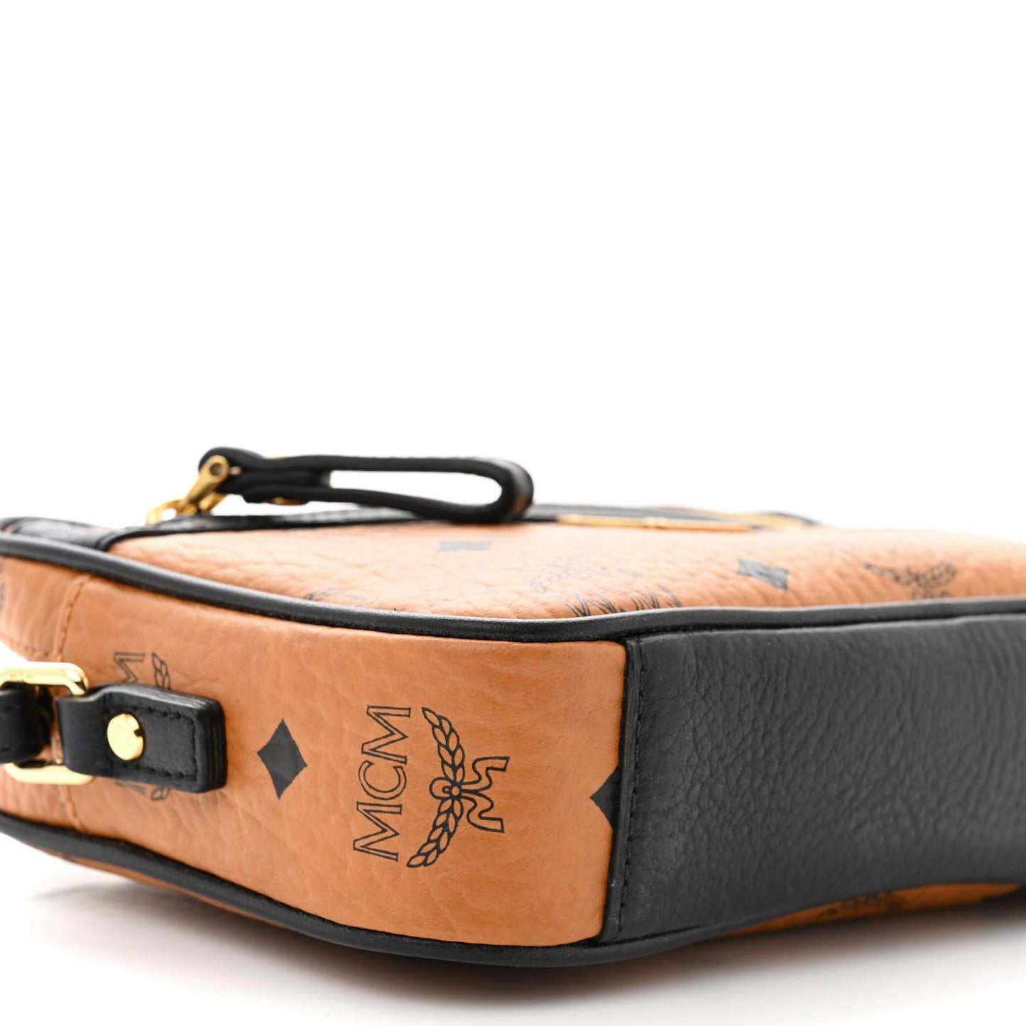 Visetos Small Crossbody Bag Cognac Black