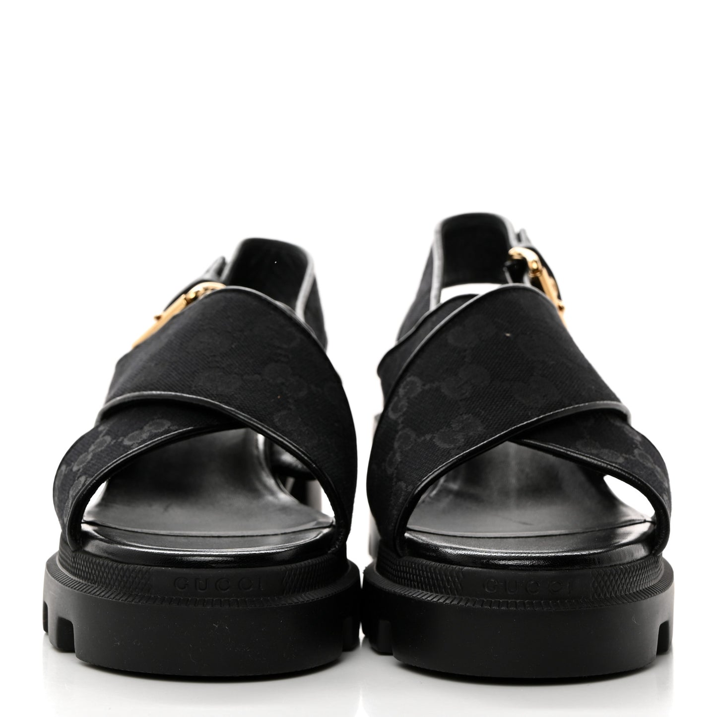 Monogram Granada Kid Trip 40/72mm Lug Sole Sandals 39 Black