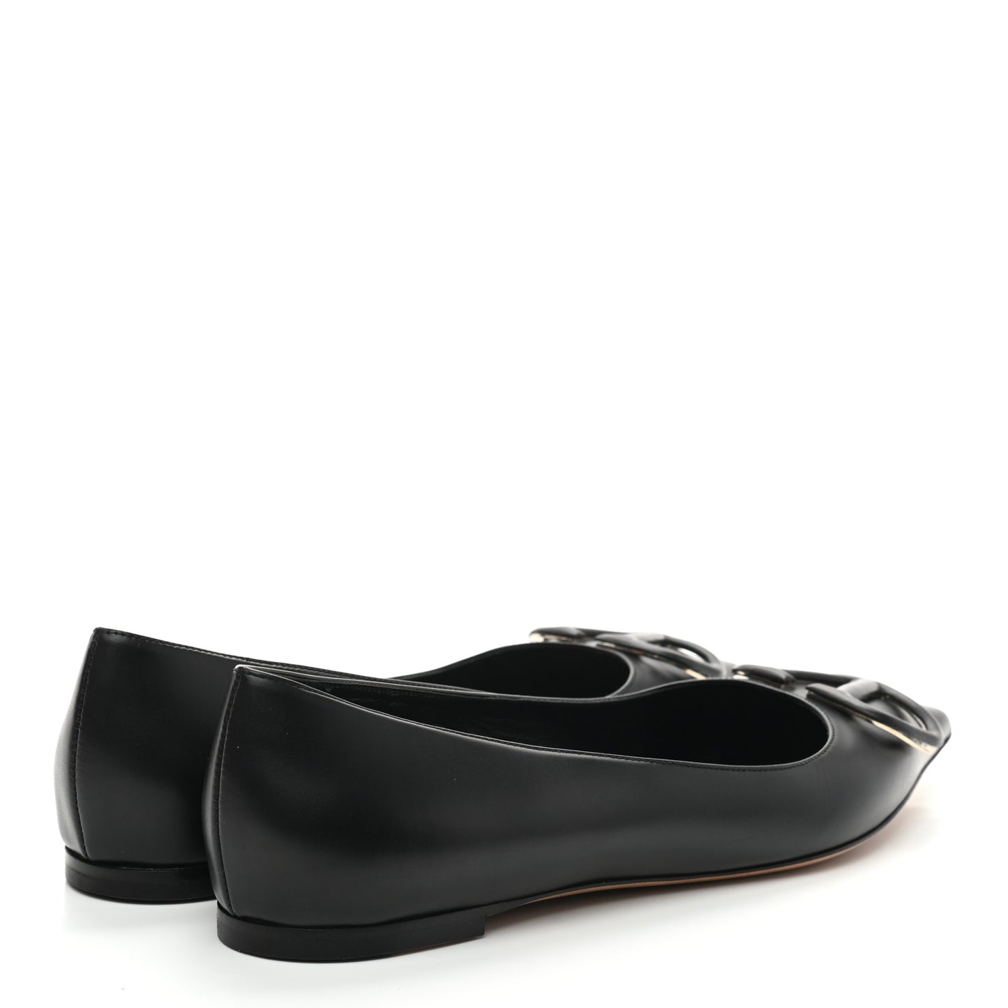 Nappa Vlogo Flats 40 Black