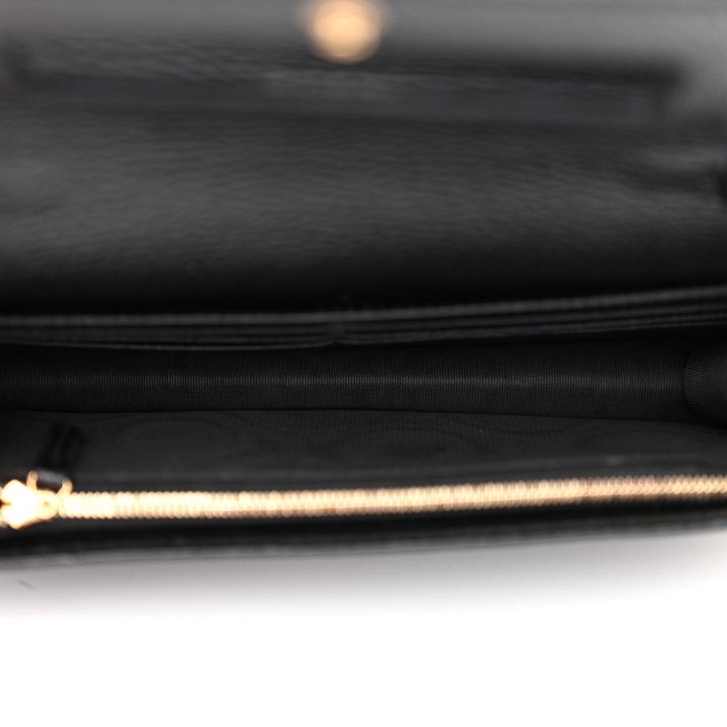 Calfskin Mini GG Marmont Chain Wallet Black