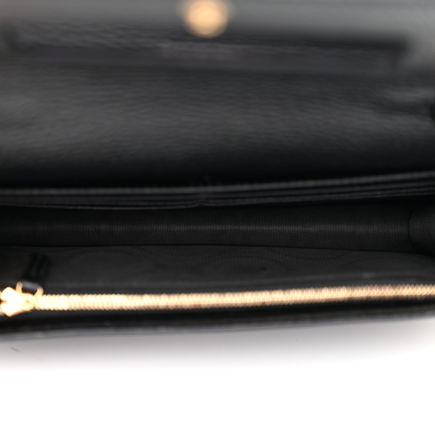 Gucci Calfskin Mini GG Marmont Chain Wallet Black 5 of 12