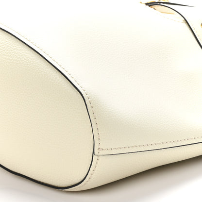 Chloe Smooth Grained Calfskin Small Aby Tote White 9 of 9