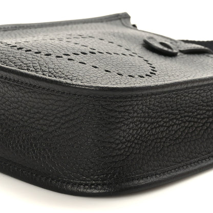 Hermes Taurillon Clemence Evelyne TPM Black 9 of 10