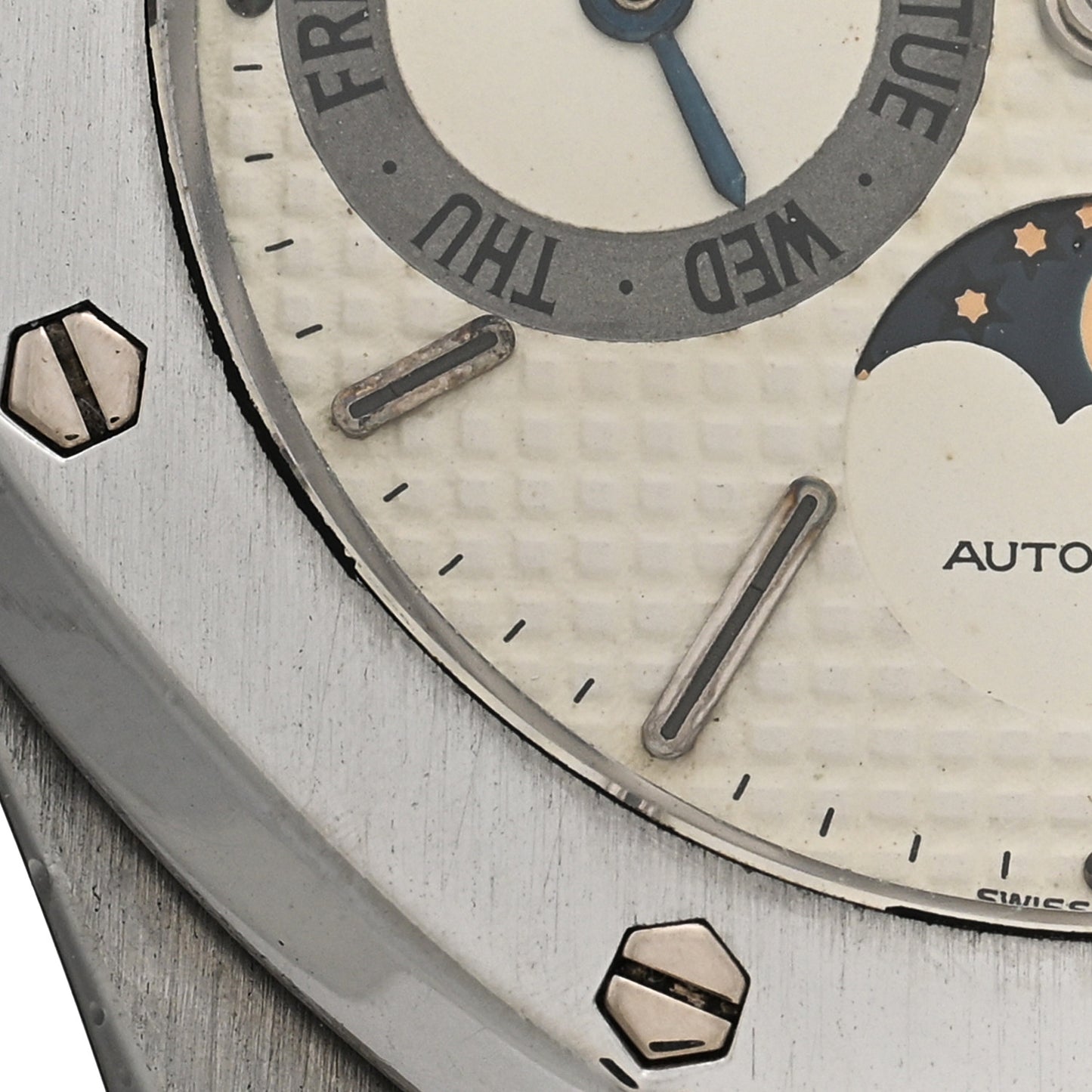 Stainless Steel 36mm Royal Oak Day-Date Moonphase Automatic Watch 25594ST.OO.0789ST.05