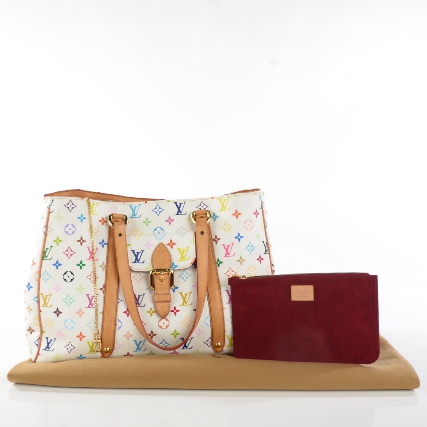 Monogram Multicolor Aurelia GM White