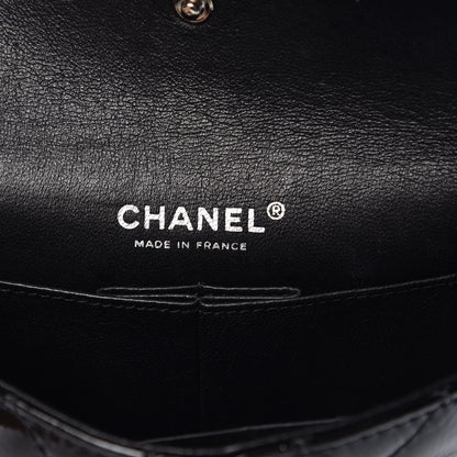 Chanel Patent Quilted Reissue Flap Clutch Bag Black 7 of 8
