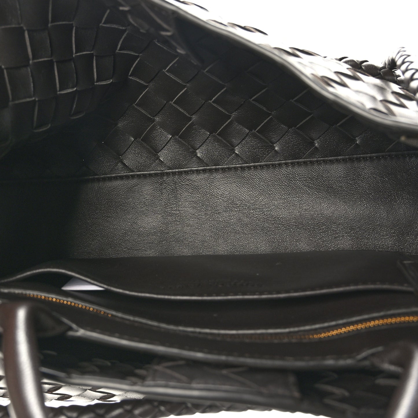 Nappa Intrecciato Small East West Andiamo Shoulder Bag Fondant