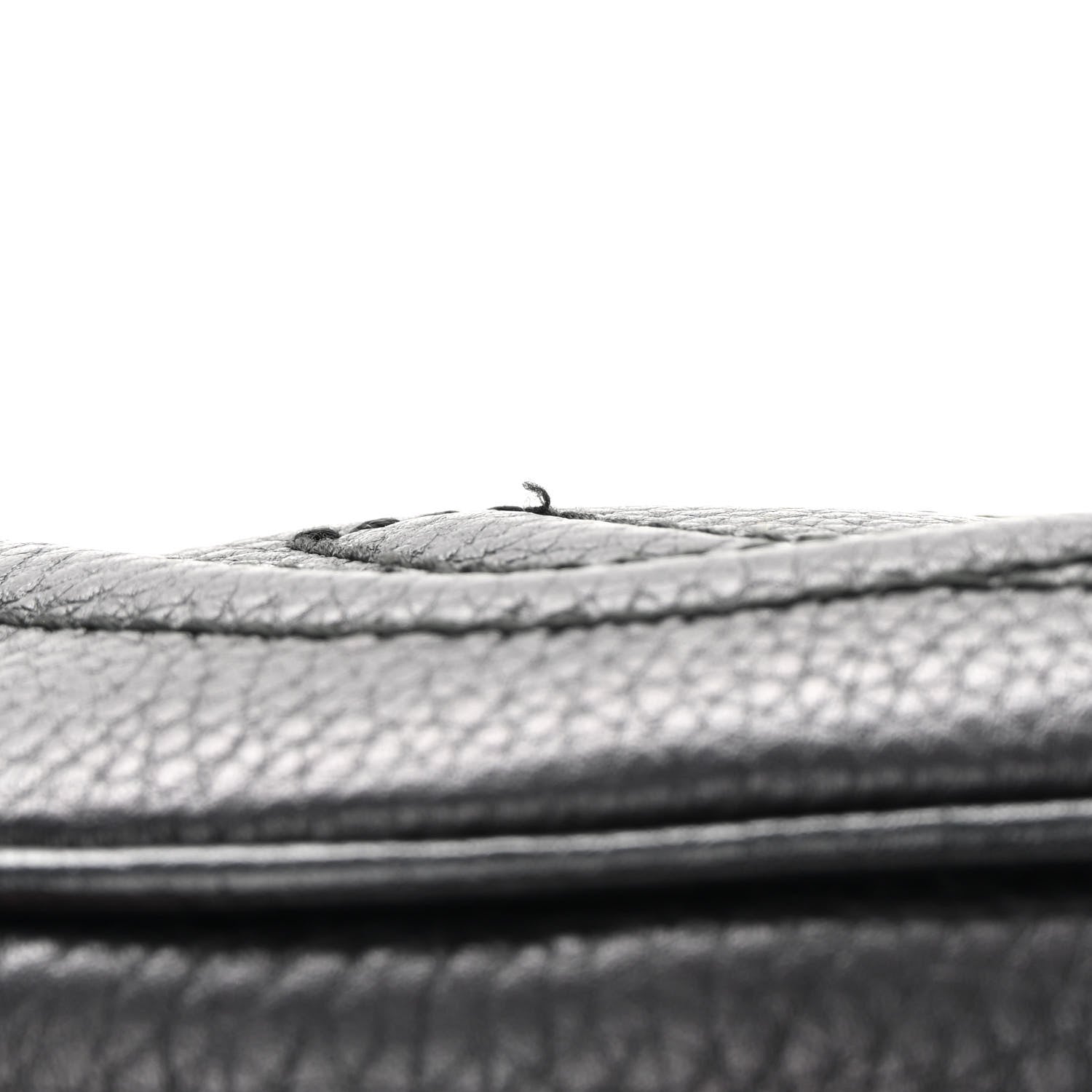 Gucci Pebbled Calfskin Mini Soho Chain Bag Black 13 of 14
