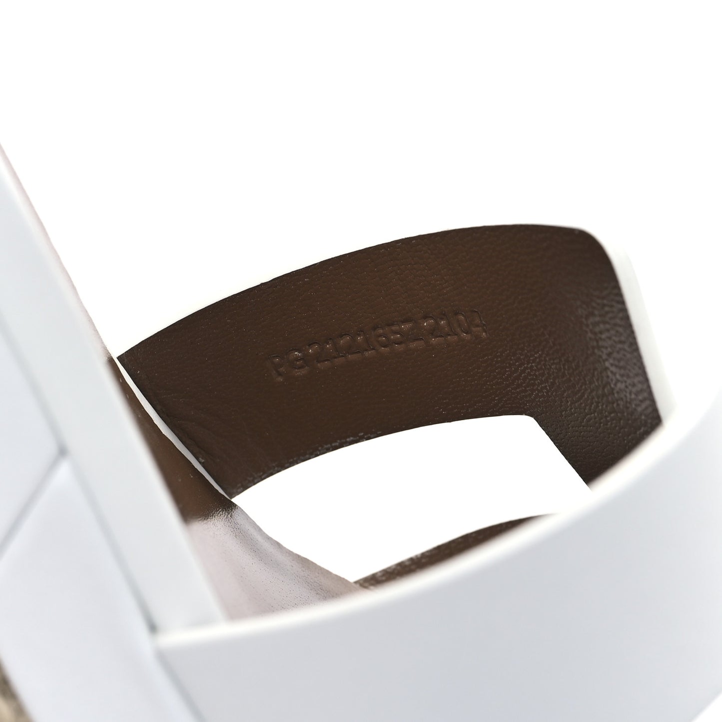 Goatskin Elda Espadrille Wedge Sandals 39 White