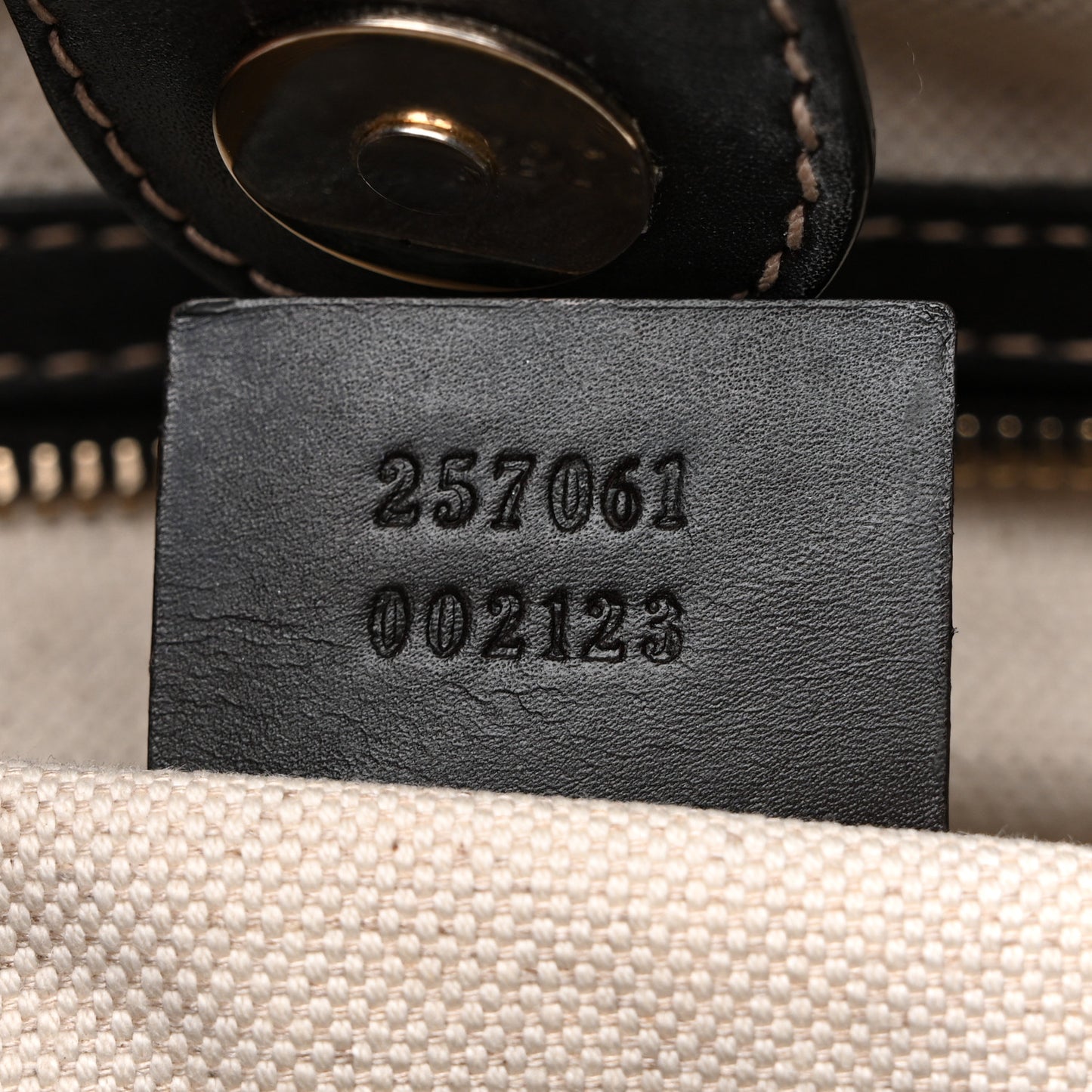 Monogram Web Medium Mayfair Tote Dark Brown