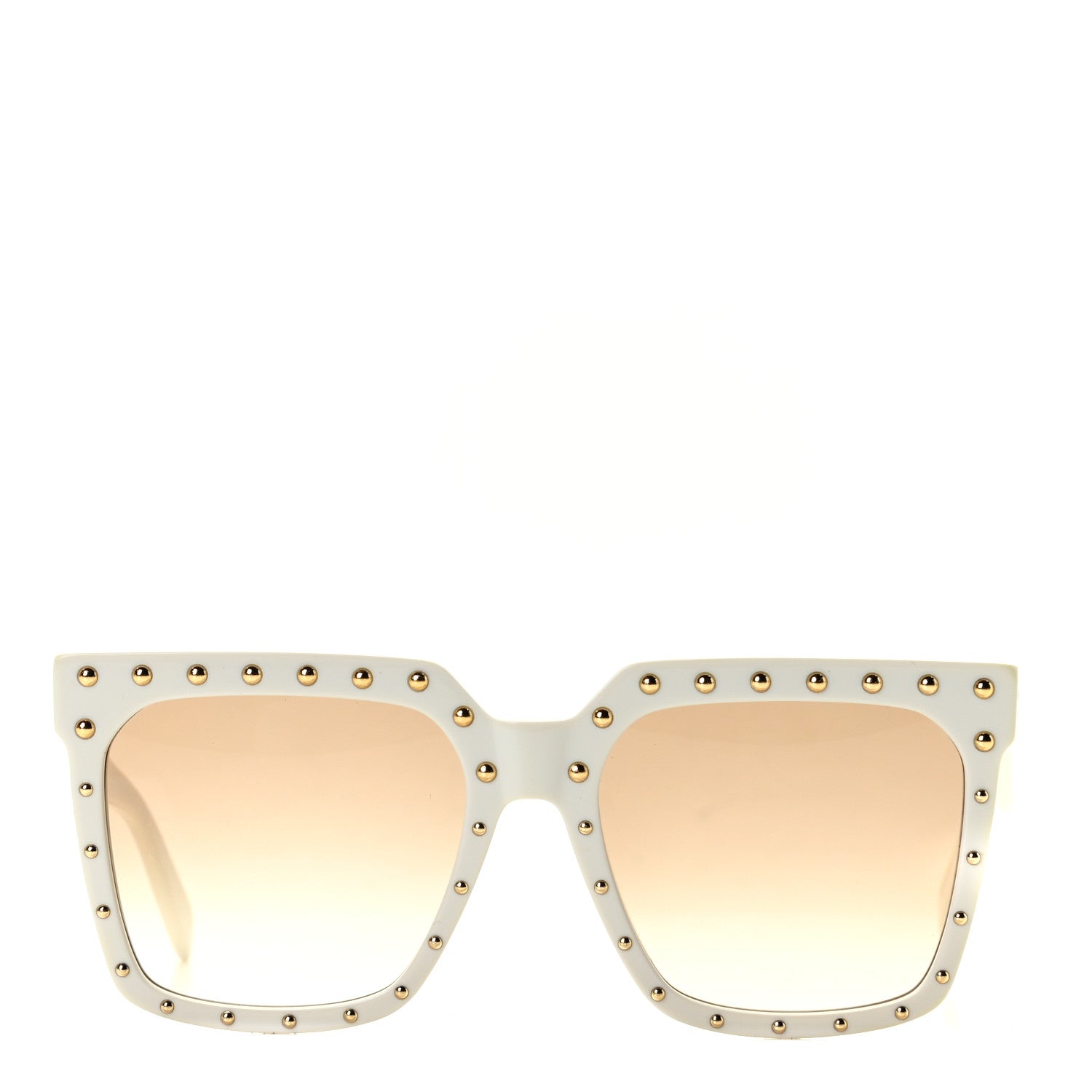Celine Acetate Studded Square Sunglasses CL40551S White 2 of 6