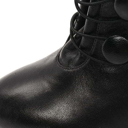 Christian Louboutin Shiny Nappa Booton 100 Ankle Boots 38.5 Black 9 of 9
