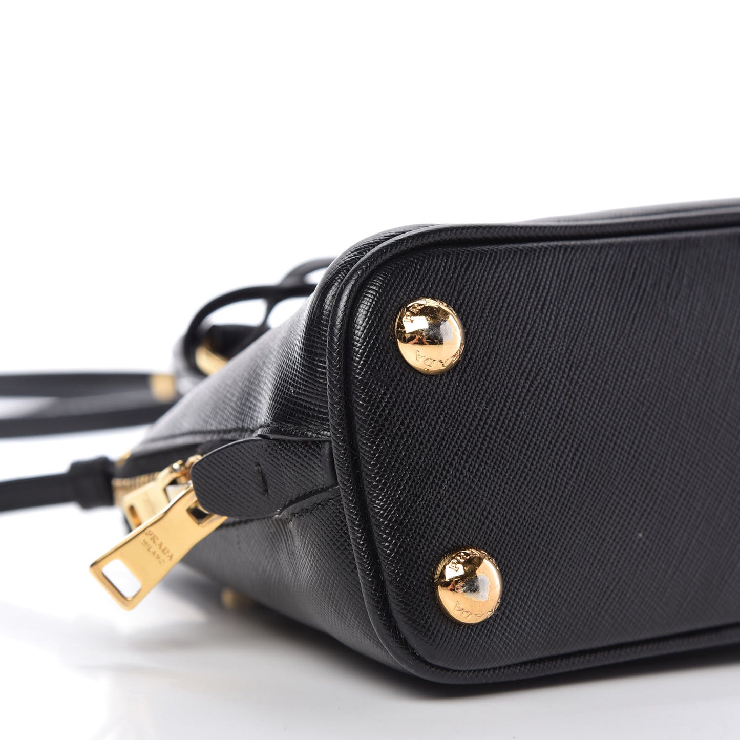Saffiano Lux Mini Promenade Tote Black