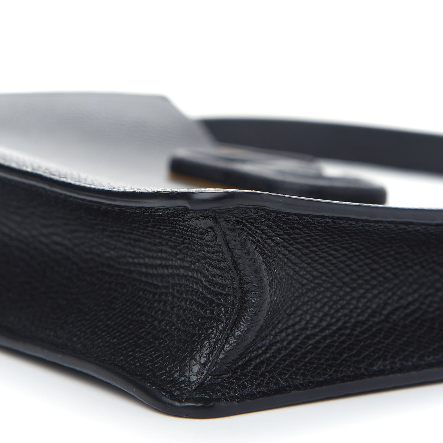 Valentino Garavani Grainy Calfskin VSling Clutch Black 8 of 8
